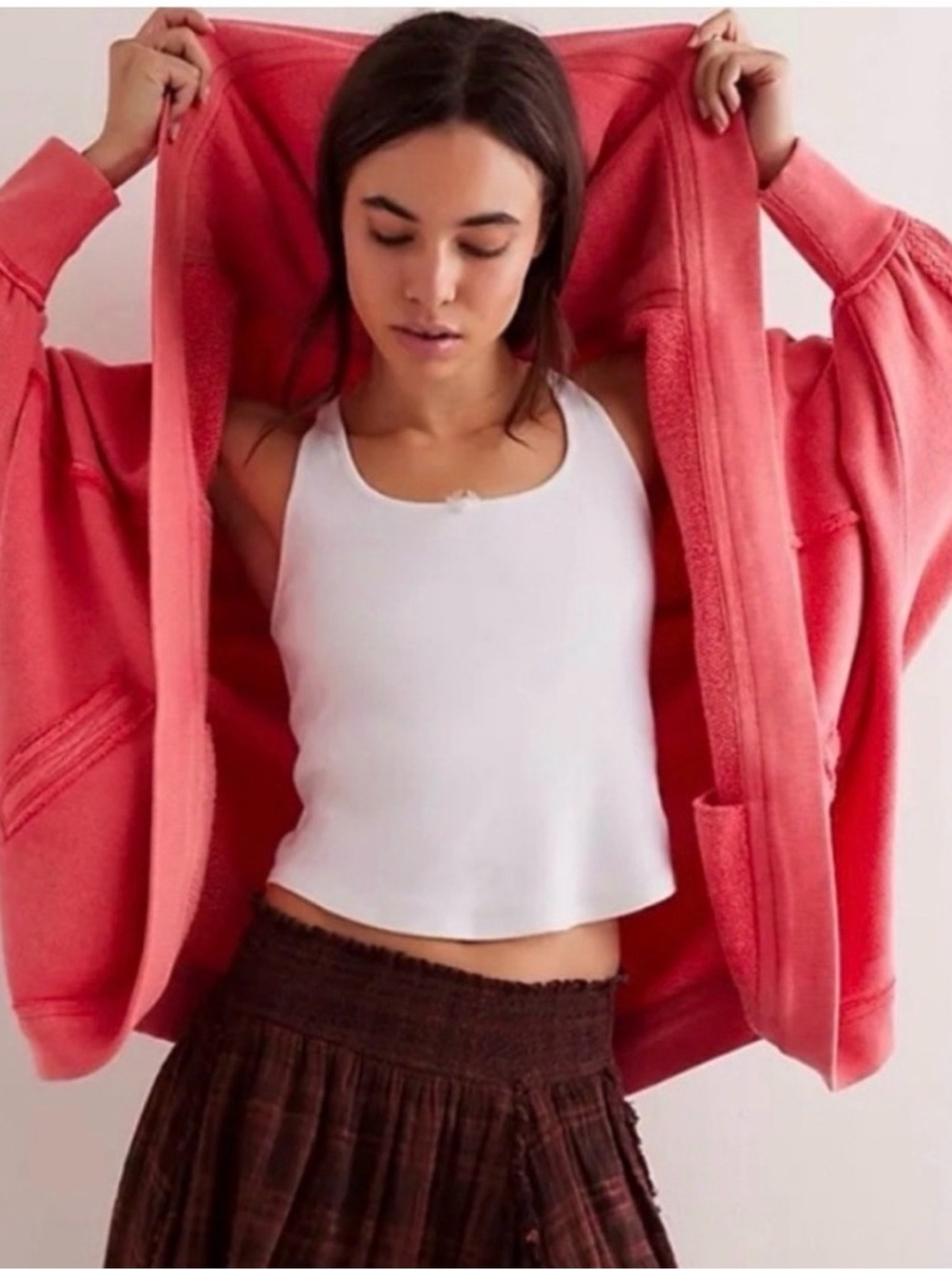 Free People We The Free Forever Yours Cardigan - Bella Rosa. NWT